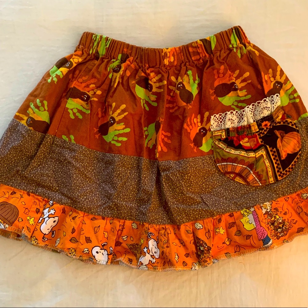 Fall Thanksgiving skirt